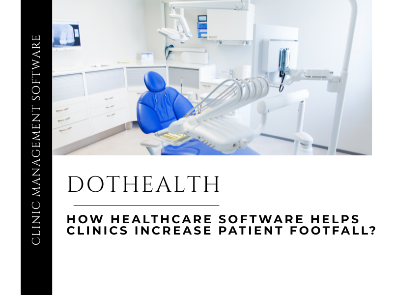 How Healthcare Software Helps Clinics Increase Patient Footfall